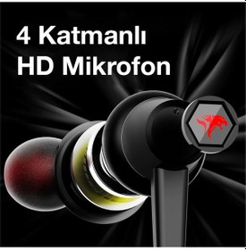 Resim Zenvia Xmowi Vx2 Gaming 3.5mm Kulak Içi Mikrofonlu Oyuncu Kulaklığı Gurultu ENGELLEYICI-(5775) Znv-Hby 