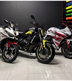 Resim Yamaha Mt-07 Neon Sarı Takım Sticker Modeli 2 