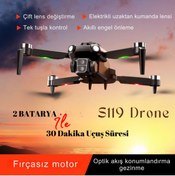 Resim piha S119 Drone Fırçasız Motor 2batarya Ile 30dakika Uçuş 1080p Hd Kamera Engelden Kaçınma 
