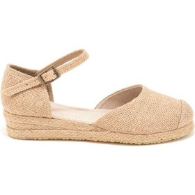 Resim Star Tombis Gerçek Elişi Hasır Jüt Bantlı Günlük Kadın Espadril Handmade Hasır 