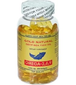 Resim Gold Natural Omega 3-6-9 1000Mg. 200 Softgels 