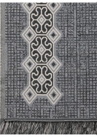 Resim My Evilla Seccade Hafif Katlanabilir Yıkanabilir Namazlık Şık Motifli Çeyizlik Ve Hediyelik Gri 3 Gri 