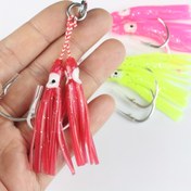 Resim Balıkçılık Yardımcı Kancaları Tuzlu Su Dans Eden Stinger Jigging Kancaları Yavaş Pitch Jigler için Çift Yardımcı Yedek Balıkçılık Kancaları Dikey Jigging Yemleri1 adet/3 adet 