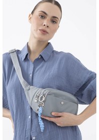 Resim United Colors Of Benetton Kadın Vücut Çantası Gri 