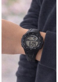 Resim Captiva Digital 3 Atm Suya Dayanıklı Işık+alarm+kronometre+takvimli Çoçuk Kol Saati Cp.ml.001s1 Siyah 