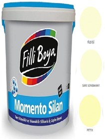 Resim Filli Boya Momento Silan Tam Silinebilir Yıkanabilir Silikonlu Ipek Mat Boya 2,5lt (sarı Sonbahar) 