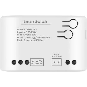 Resim Serfhyff 1ch Rf Akıllı Anahtar AC85-250V Wifi Tuya Uzaktan Kumandası 433 Işık Anahtarı 10A Rele Relay Kendi Kartma Kilit Inç (Yurt Dışından) 