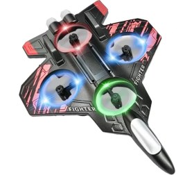 Resim Nevamel® LED Işıklı Oyuncak Drone Fighter Jet Tasarımlı Uzaktan Kumandalı Uçak 