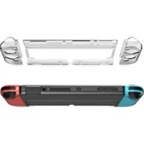 Resim Nintendo Switch OLED Kristal Shell Pc Kılıf Tam UYUM-TNS-1133/B 