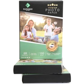 Resim Fujifilm Elegance 6r Parlak / Glossy 260GSM 300 Adet Fotoğraf Kağıdı 15 x 21 cm 3'lü 