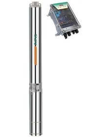 Resim Taifu 48 Volt 500 Watt Dc Solar Güneş Enerjili Fırçasız Dalgıç Pompa - Harici Sürücü 50mss 5m³/h 