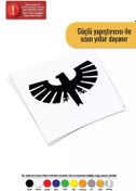 Resim Genel Markalar Geometrik Kartal Sticker Oto Motor Laptop Duvar Folyo Sticker 50 X 40 Cm 