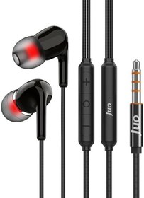 Resim Juo 3.5mm Jack Girişli Mikrofonlu Kablolu Kulak İçi Kulaklık 