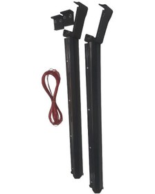 Resim Antrasit Balkon Kurutma Askısı Kare Korkuluk 80x30 