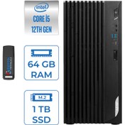 Resim MSI Pro DP180 Intel Core I5 12400 64GB 1tb SSD Intel UHD Grafik Windows 11 Home Masaüstü Bilgisayar MS422XTRH17 + Zettausbbellek 