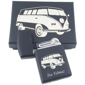 Resim İsma Kişiye Özel Nostaljik Klasik Arabalar Temalı Gazlı Çakmak 