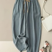 Resim Kadınlar için Japon Esintili Viskon Rayon Geniş Paça Pantolon - Elastik Bel ve İpli, Rahat Ofis Giyimi İlkbahar Yaz Sonbahar İçin, Makinede Yıkanabilir Düz Renkli, Yazlık Kıyafetler, Konforlu Kumaş, Sonbahar Gardıropu, Yumuşak Dokulu Moda Tutkunları 