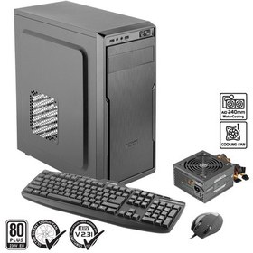 Resim Green Green ava Plus Skd 1X120MM 2x2.0 USB Bilgisayar Kasası (350W 80+ Standart Sertifikalı Ups) 