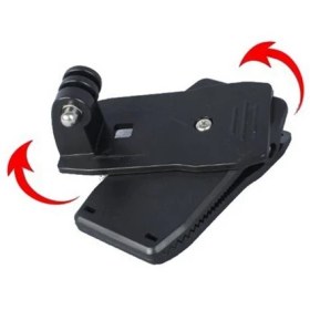 Resim Knmaster Sjcam 360 Derece Dönebilen Klips Kelepçe Aparatı 