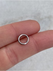 Resim 06mm Silver Menteşeli Halka Piercing 