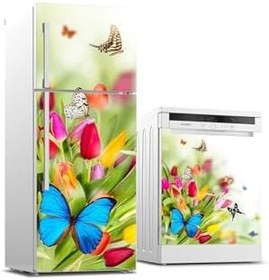 Resim Buzdolabı Ve Bulaşık Makinesi Takım Sticker 0093 