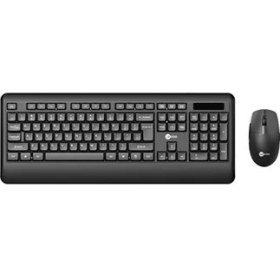 Resim Lenovo KW202 Kablosuz Klavye & Mouse Set Q Siyah 