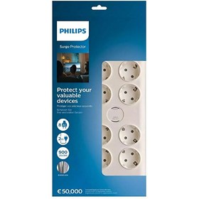 Resim Philips SPN7080WA/62 Sekizli Akım Korumalı Priz 