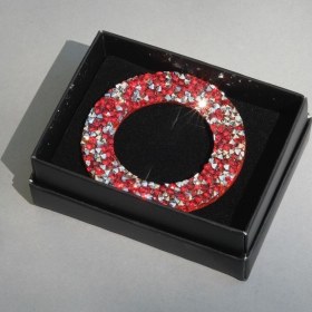 Resim TASARIM ARABAM ATİKE ELİF AKIN Kırmızı Volkswagen Araçlarla Uyumlu Direksiyon Taşı 