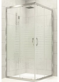 Resim Durul Duşakabin Kare 5mm Çizgili Beyaz 