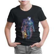 Resim Fortnite - Firegun Siyah Çocuk Tshirt 