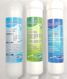 Resim Damlalife Su Arıtma Cihazı Inline 3 Lü Filtre Seti 