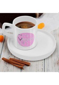 Resim Bk Gift Kişiye Özel Sunum Tabaklı Doktor Tasarımlı Kahve Fincanı-7, Sevgiliye Hediye, Arkadaşa Hediye, Doktorlara Hediye Kobitmeyen137792 Bk Gift 