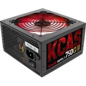 Resim Aero Cool KCAS 750W 12cm RGB Led Fan 80+ Gold Power Supply (AE-KCAS750RGB) 