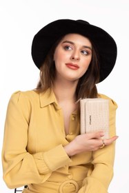 Resim Gondol Hmx Polo Günlük Kullanışlı El Cüzdanı Hmx.165 - Bej Croco 