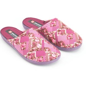 Resim Gezer 13608-24 Çiçek Desenli Kadın Ev Terlik 