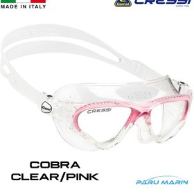 Resim Cressi Cobra Clear / Pink Yüzücü Gözlüğü 