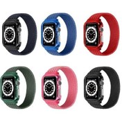 Resim Wondernest Watch Uzunluk: Uyumlu Modeller Se Saat Örgü Kordonu, İos 7 6 5 45mm 44mm 4 128mm 