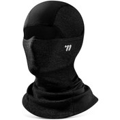 Resim West Bıkıng Yp0201448 Kış Açık Bisiklet Kayak Şapka Sıcak Rüzgar Geçirmez Yüz Boyun Kapağı Siyah 