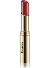 Resim Flormar Deluxe Cashmere Yüksek Pigmentli & Parlak Bitişli Ruj DC25 Perfect Crimson 