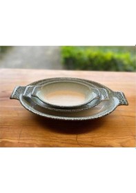 Resim Erbaşlar Erb085 Seramik Oval Fırın Kabı 3 Lü 