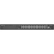 Resim Reyee Rg-Es126S-P V2 24 Port 370W 2Xgigabit Uplink, 1Xsfp Yönetilemez Poe Switch Ruijie