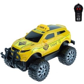 Resim Uzaktan Kumandalı 1:24 Ölçek Taksi Suv Yarım Fonksiyon 