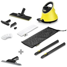 Resim Karcher SC 2 Deluxe Easyfix Buharlı Temizlik Makinesi + Pencere Nodülü 