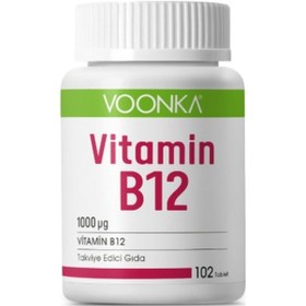 Resim Voonka Vitamin B12 1000 Μg 102 Tablet 