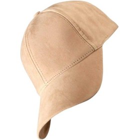 Resim Uniquetrenders Unisex Vegan Süet Şapka Bej 