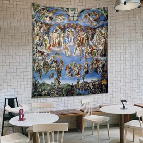 Resim Son Yargı - Il Giudizio Universale Duvar Örtüsü - 100 cm x 135 cm 