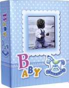 Resim Rabsev 10x15cm 200 Fotoğraf Kapasiteli Lüks Bebek Fotoğraf Albümü RSPP462002-M 