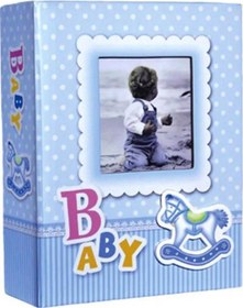 Resim Rabsev 10x15cm 200 Fotoğraf Kapasiteli Lüks Bebek Fotoğraf Albümü RSPP462002-M 