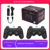 Resim idragon X2 Plus Game Stick, Retro Atari, 4k Hd Video Oyun Konsolu, 3d Retro Oyun, 40 Farklı Simülatör 