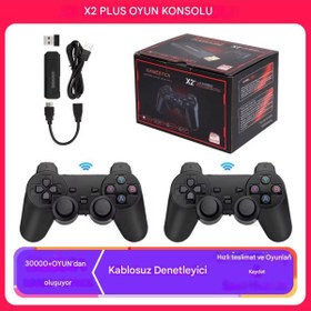 Resim idragon X2 Plus Game Stick, Retro Atari, 4k Hd Video Oyun Konsolu, 3d Retro Oyun, 40 Farklı Simülatör 